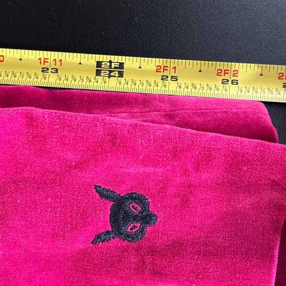 J. McLaughlin Women's Pink Embroidered Fox Corduroy Vintage Straight Jeans Sz 8 - Picture 8 of 8